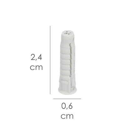 Taco 5 x 25 N+plus Nylon Caja 200 Uds.