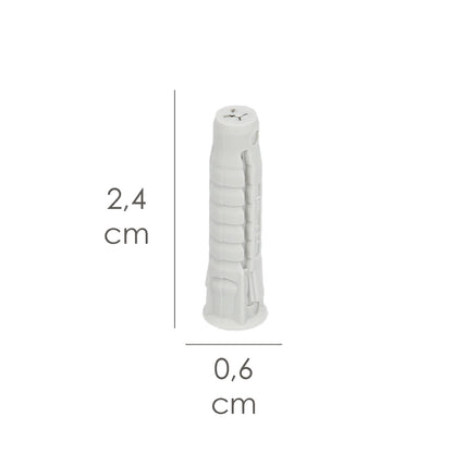 Taco 5 x 25 N+plus Nylon Caja 200 Uds.