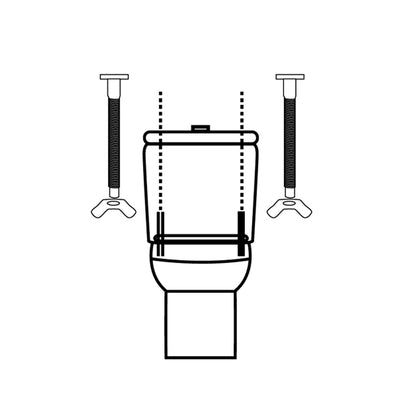 Kit de Fixação de Cisterna / Sanita 6x90 (2 Peças)