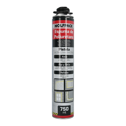 Espuma Poliuretano 750 Ml. Para Pistola Entry