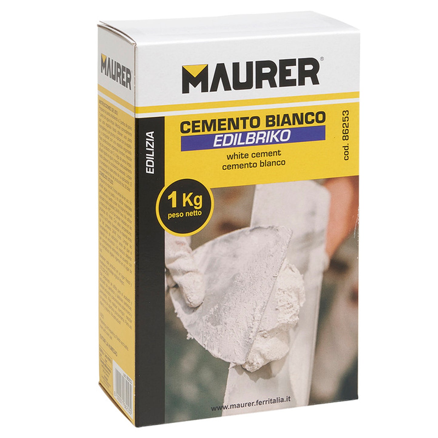 Edil Cimento Branco Maurer (Caixa 1 kg.)