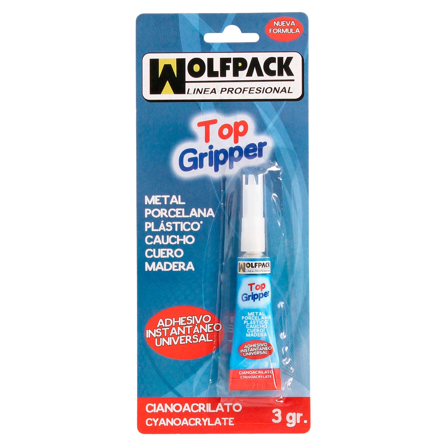 Cola de acrilato ciano Wolfpack 3 gramas