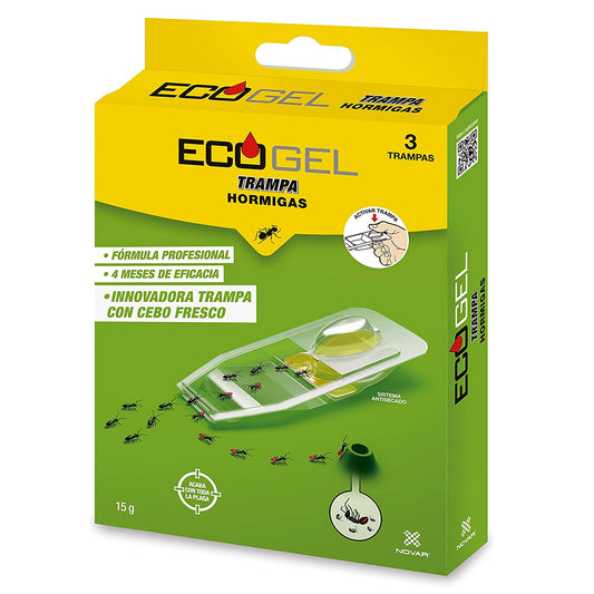 Ecogel Ant Trap Formigas 15 Gramas (Caixa com 3 Unidades)