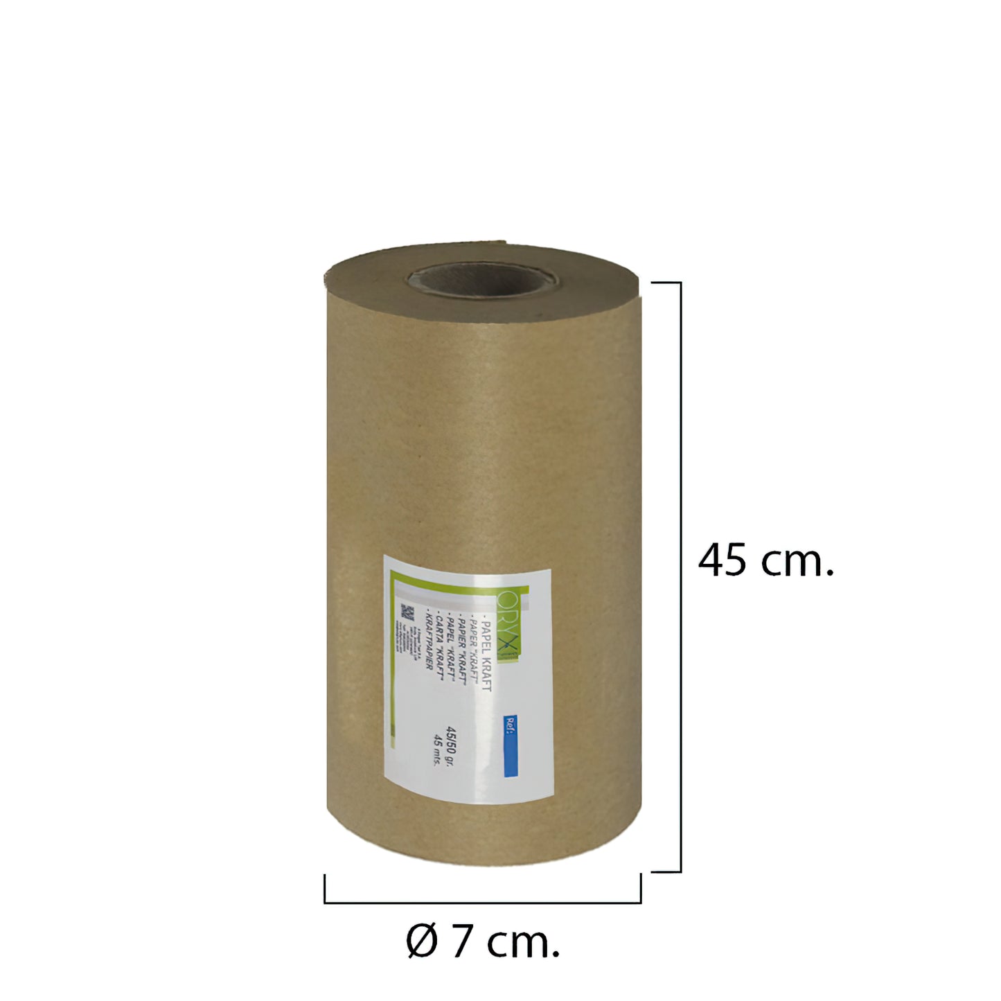 Papel Kraft 45 / 50 Gramas Rolo 45 cm. x 45 metros