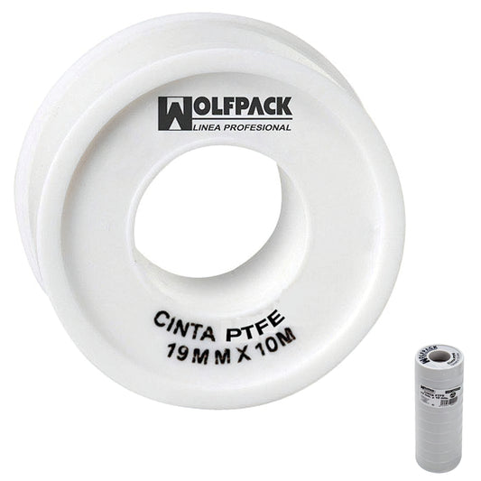 Wolfpack Fita PTFE 12 mm. x 10m. (Pacote 10 Rolos)