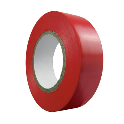 Fita isolante 20 m. x 19mm. Vermelho Uso doméstico