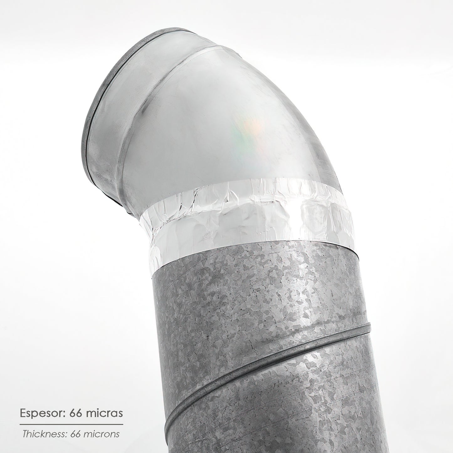 Fita Adesiva Alumínio 48 mm. x 45m. 66 mícrons