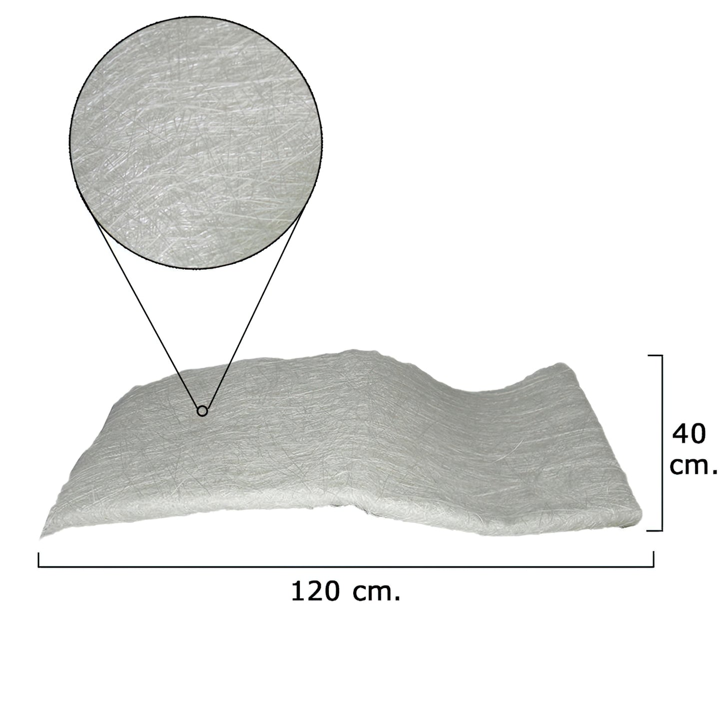 Lã Fibra De Vidro 150 gr.