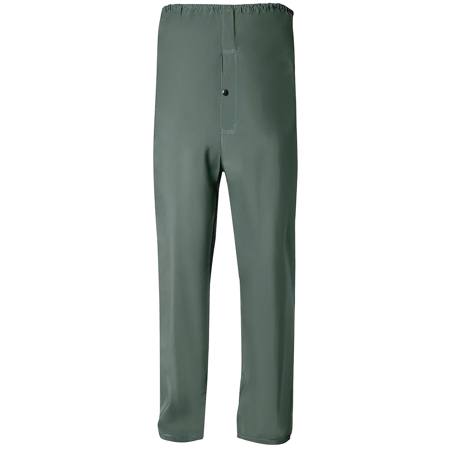Fato impermeável de pvc verde tamanho 9-XXL