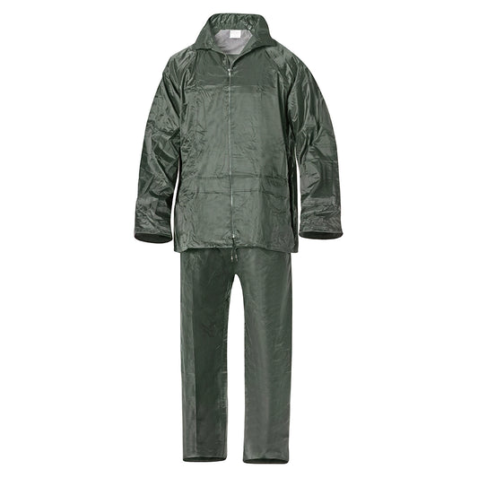 Fato impermeável de nylon verde água tamanho 6-M