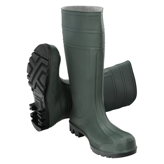 Botas de borracha de segurança verdes altas Nº 46 (par)
