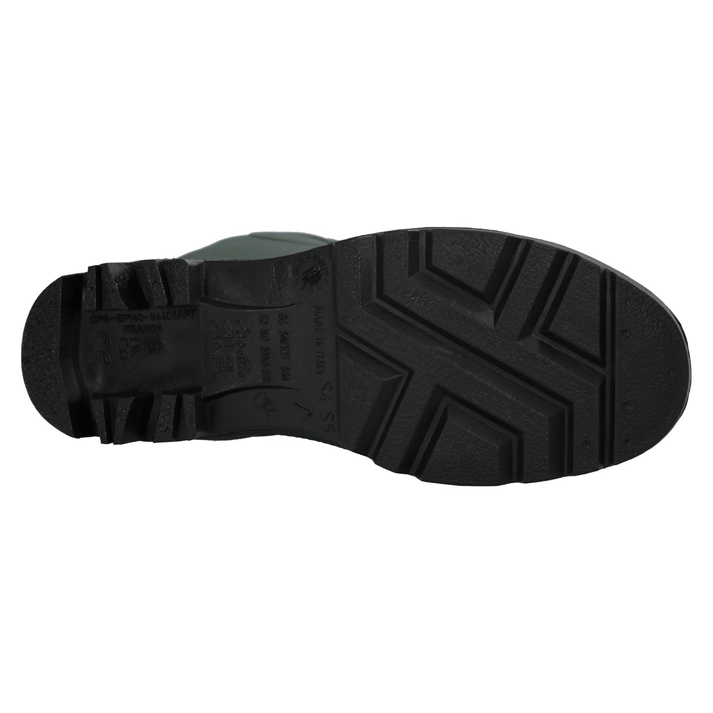 Botas de borracha de segurança verdes altas Nº 48 (par)