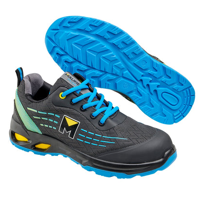 Deportiva Seguridad Maurer S3L Modelo Lapis Antideslizante con Suela Composite y Resistencia a los Hidrocarburos Talla 41.