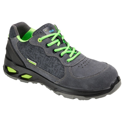 Zapatos Seguridad Maurer S1 Modelo Arlaz Antideslizante con Suela Composite y Resistencia a los Hidrocarburos. Talla 40.