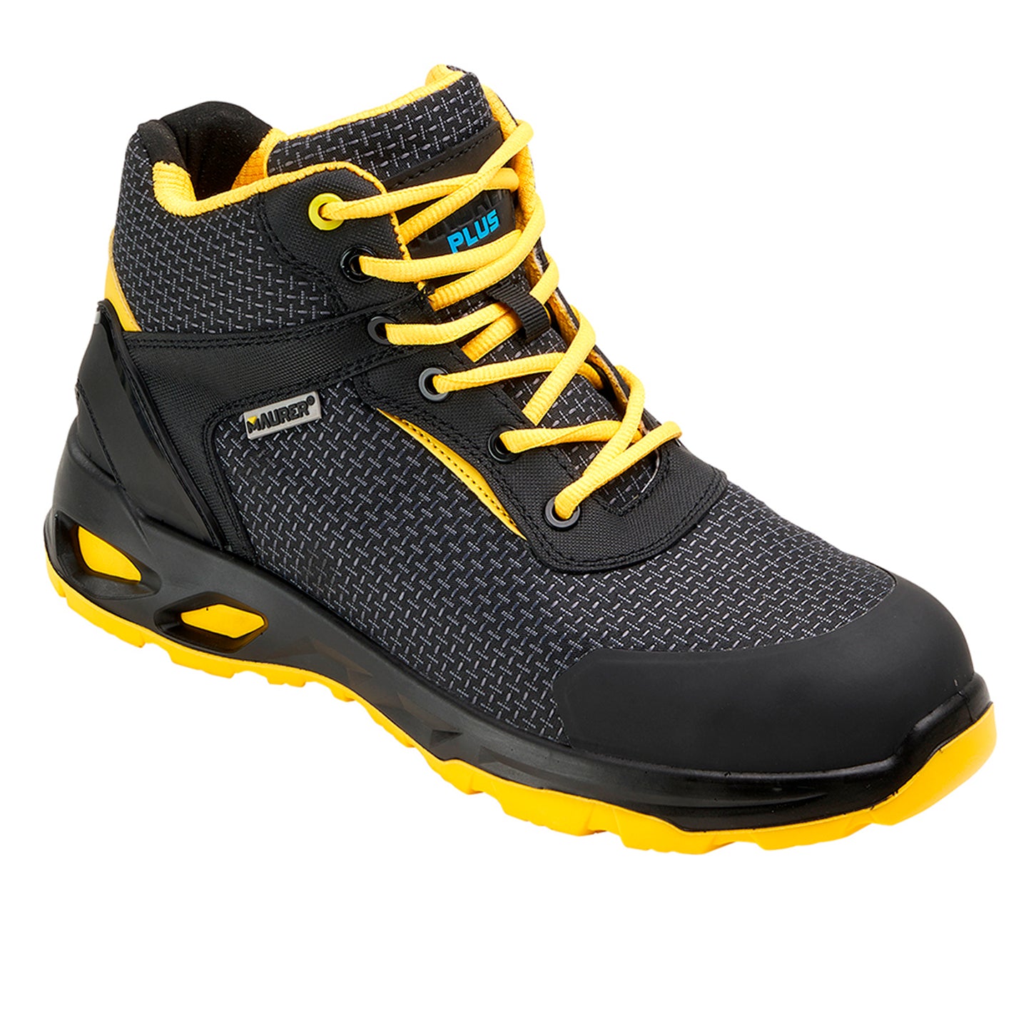 Botas Seguridad Maurer S3 Modelo Amerina Antideslizante con Suela Resistente a los Hidrocarburos. Talla 41.