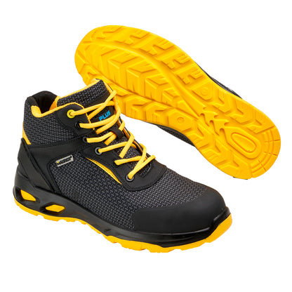 Botas Seguridad Maurer S3 Modelo Amerina Antideslizante con Suela Resistente a los Hidrocarburos. Talla 45.