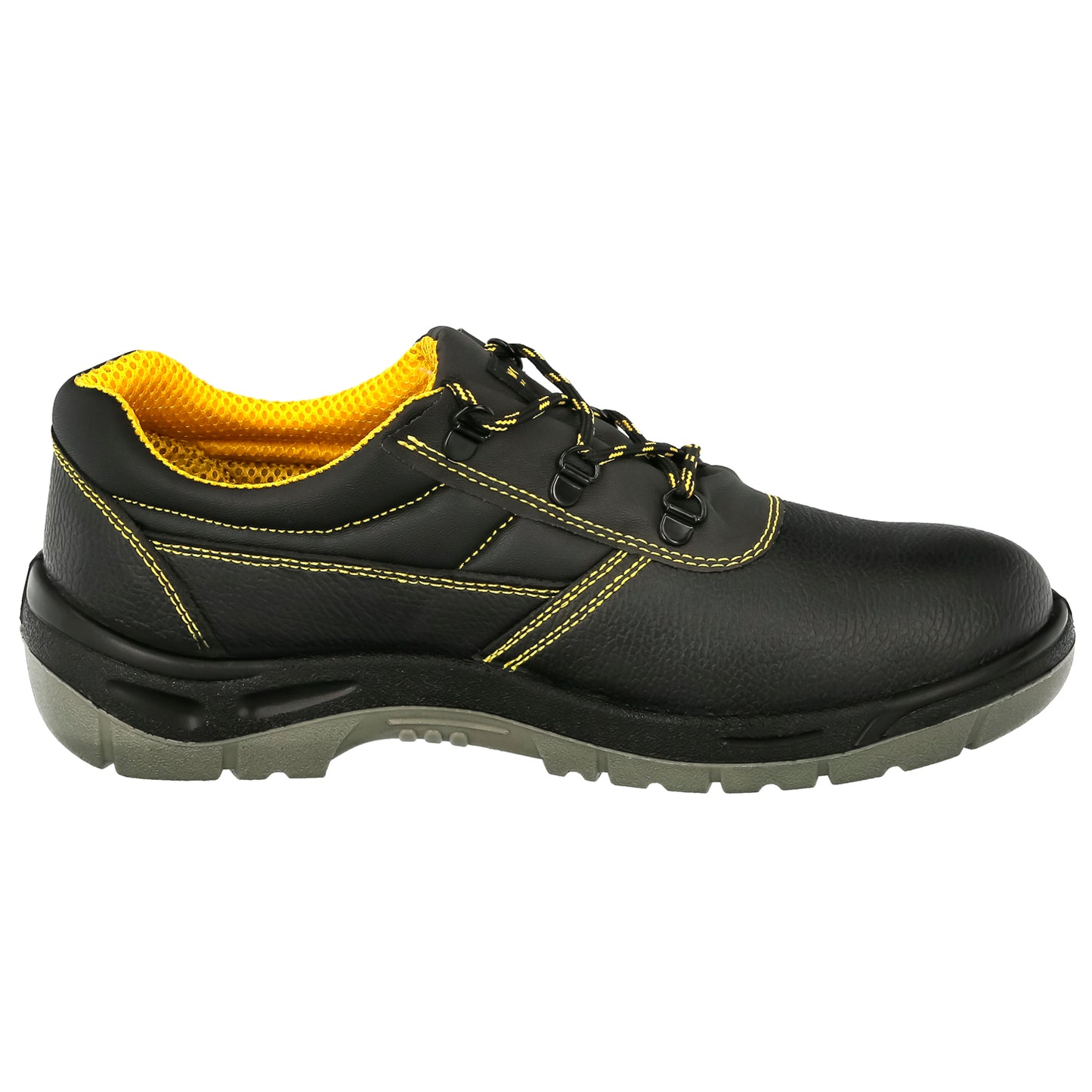 Calçado de Segurança S3 Black Leather Wolfpack Nº 36 Vestuário de Trabalho, Calçado de Segurança, Botas de Trabalho. (Par)