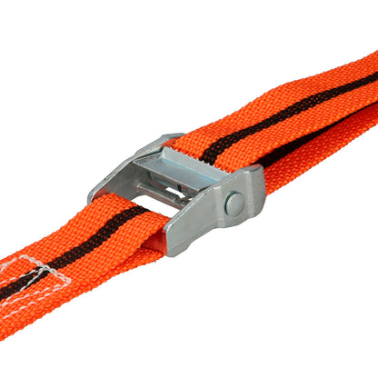 Cinta De Amarre Con Trinquete 5 metros x 38 mm. Trinquete Metalico Automatico, Cincha, Eslinga Mercancia, Correa Sujeción