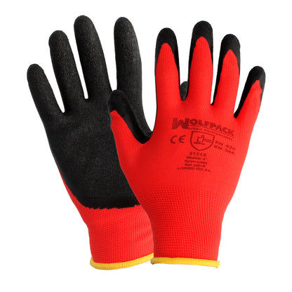 Guantes Latex / Nylon Gripflex Talla  7" (Par)