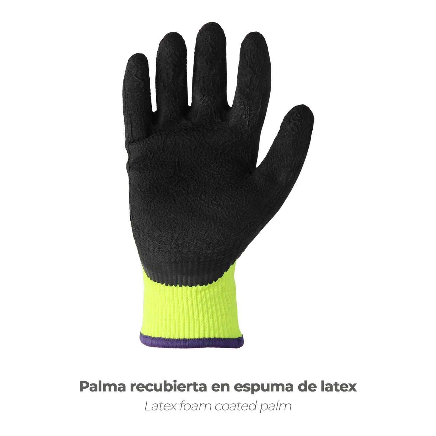 Luvas de espuma macia de látex tamanho 6"
