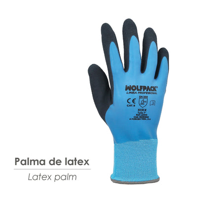 Guante Latex Foam Impermeable 9" (Par)