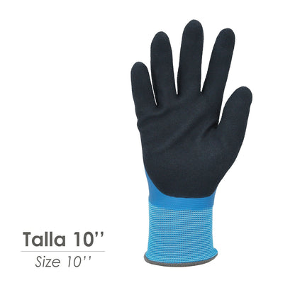 Guante Latex Foam Impermeable 10" (Par)