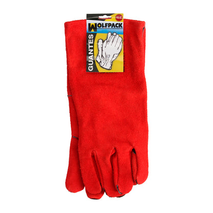 Guantes Soldar Denso Rojo Largo (Par)