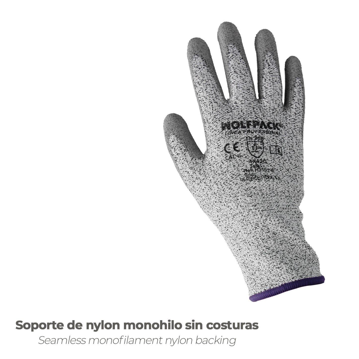 Guantes Anticorte Fibra De Vidrio Talla 8"