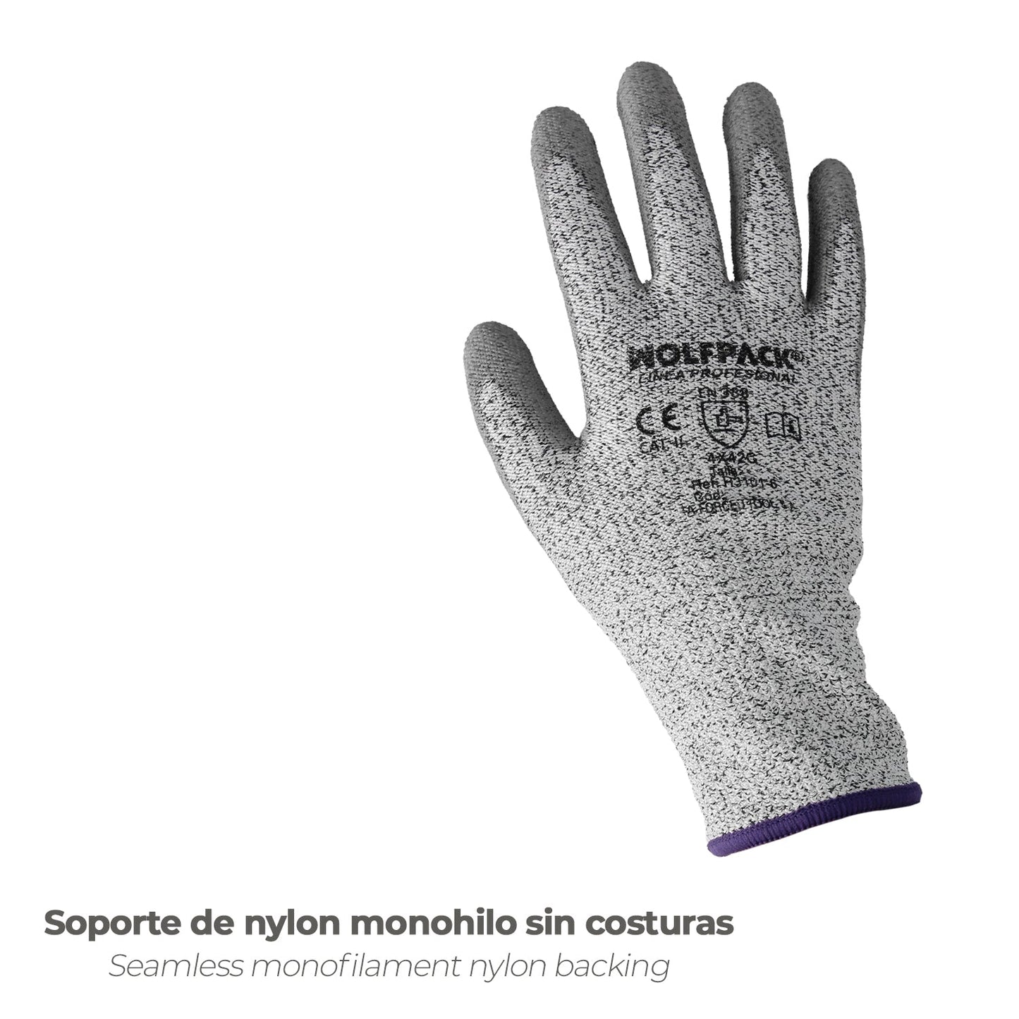 Guantes Anticorte Fibra De Vidrio Talla 8" (Par)