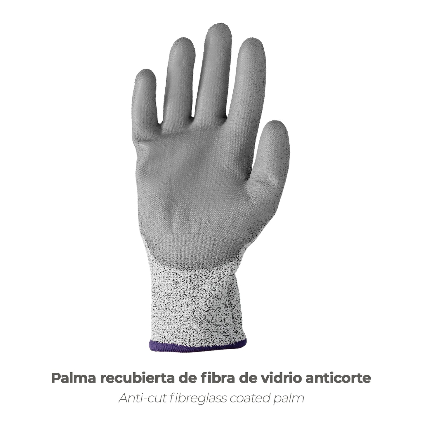 Guantes Anticorte Fibra De Vidrio Talla 9"