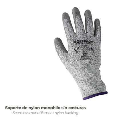 Guantes Anticorte Fibra De Vidrio Talla 10" (Par)