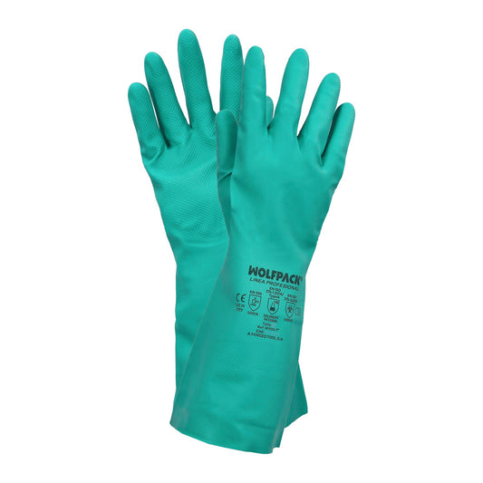 Guante Nitrilo Oil Resistant Talla M 8" (Par)