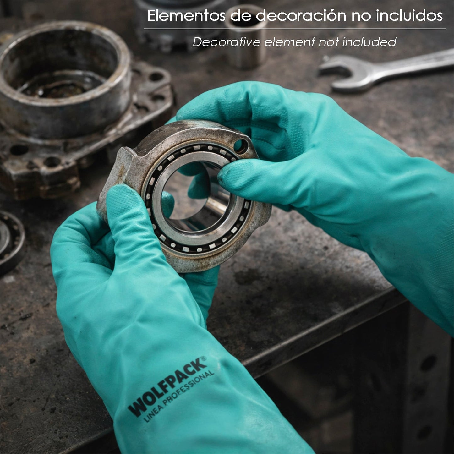 Guante Nitrilo Oil Resistant XXL 11" (Par)