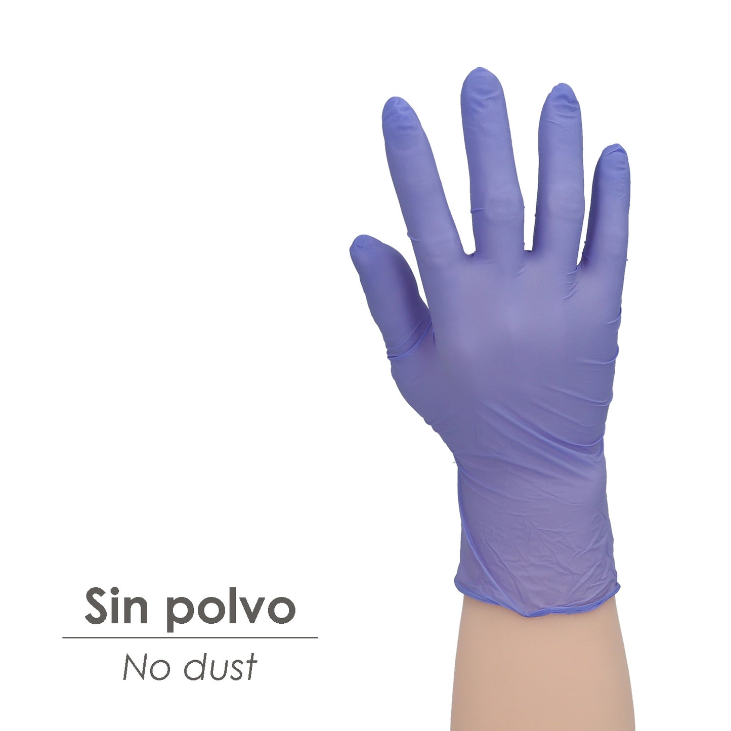 Guante Desechable Nitrilo Azul XL 3,5 gms. Caja 100 unidades.