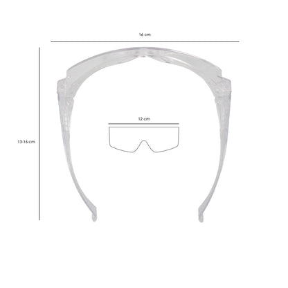 Gafas Proteccion En166 Patillas Fijas Transparentes