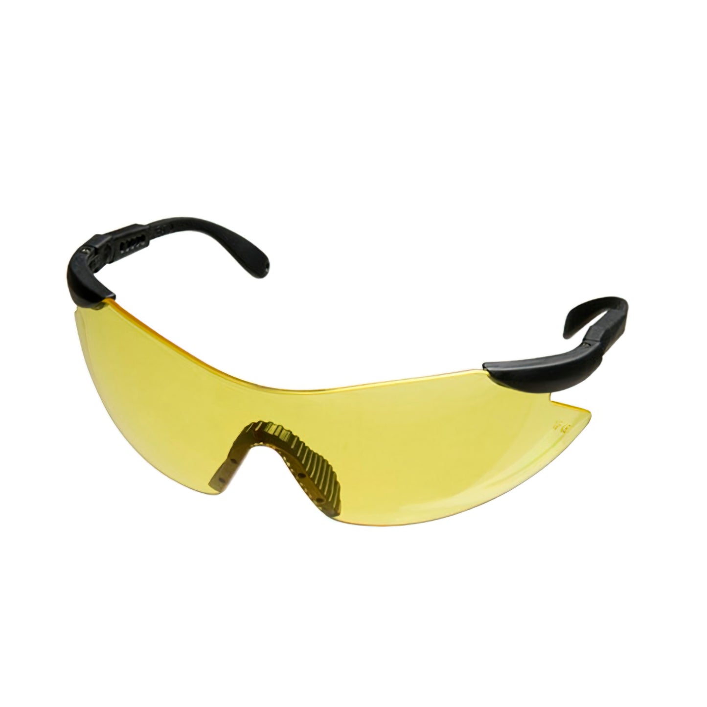 Óculos de segurança En166 Âmbar Hastes ajustáveis