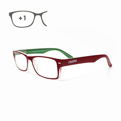 Gafas Lectura Kansas Rojo / Verde. Aumento +1,0 Gafas De Vista, Gafas De Aumento, Gafas Visión Borrosa
