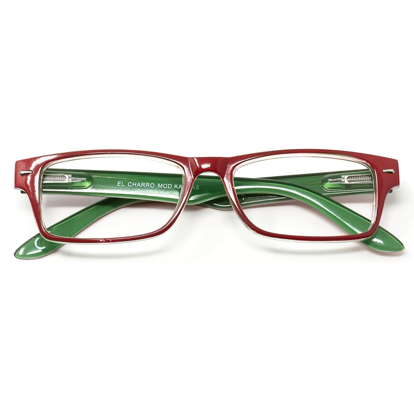 Gafas Lectura Kansas Rojo / Verde. Aumento +3,5 Gafas De Vista, Gafas De Aumento, Gafas Visión Borrosa