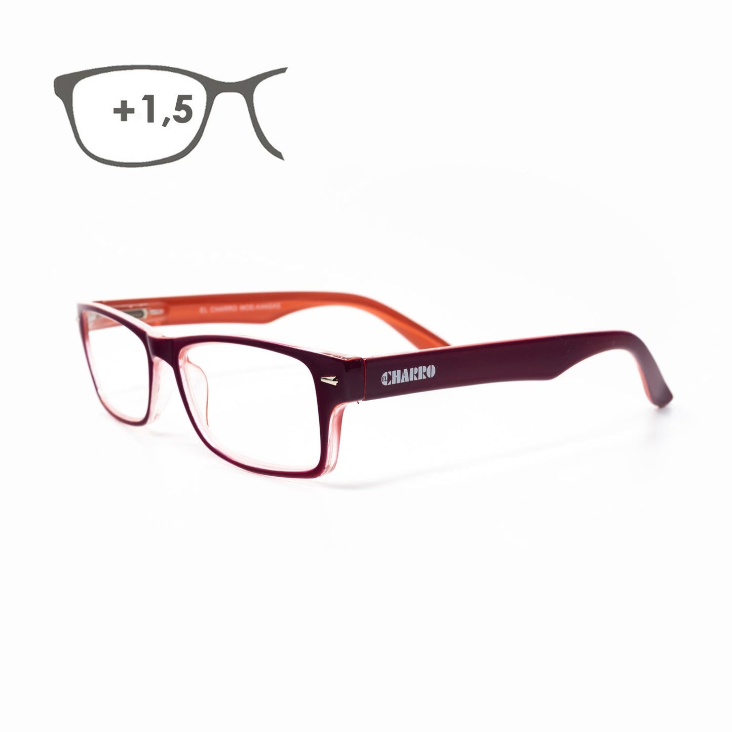 Gafas Lectura Kansas Morado / Naranja. Aumento +1,5 Gafas De Vista, Gafas De Aumento, Gafas Visión Borrosa