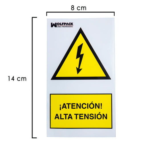 Pôster Adesivo Alta Tensão 140x80 cm.