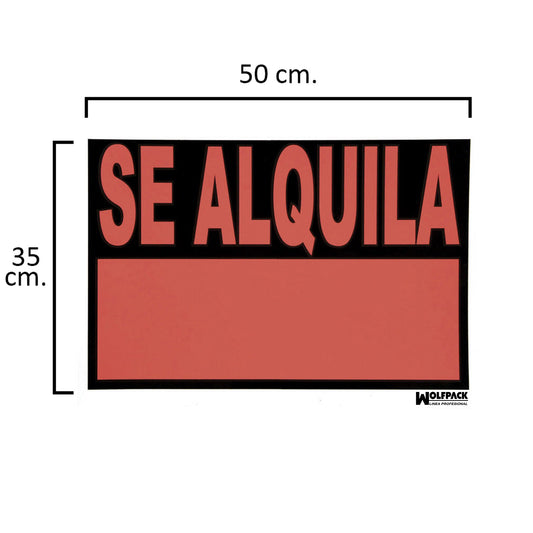Poster Aluguel 50x35 cm.