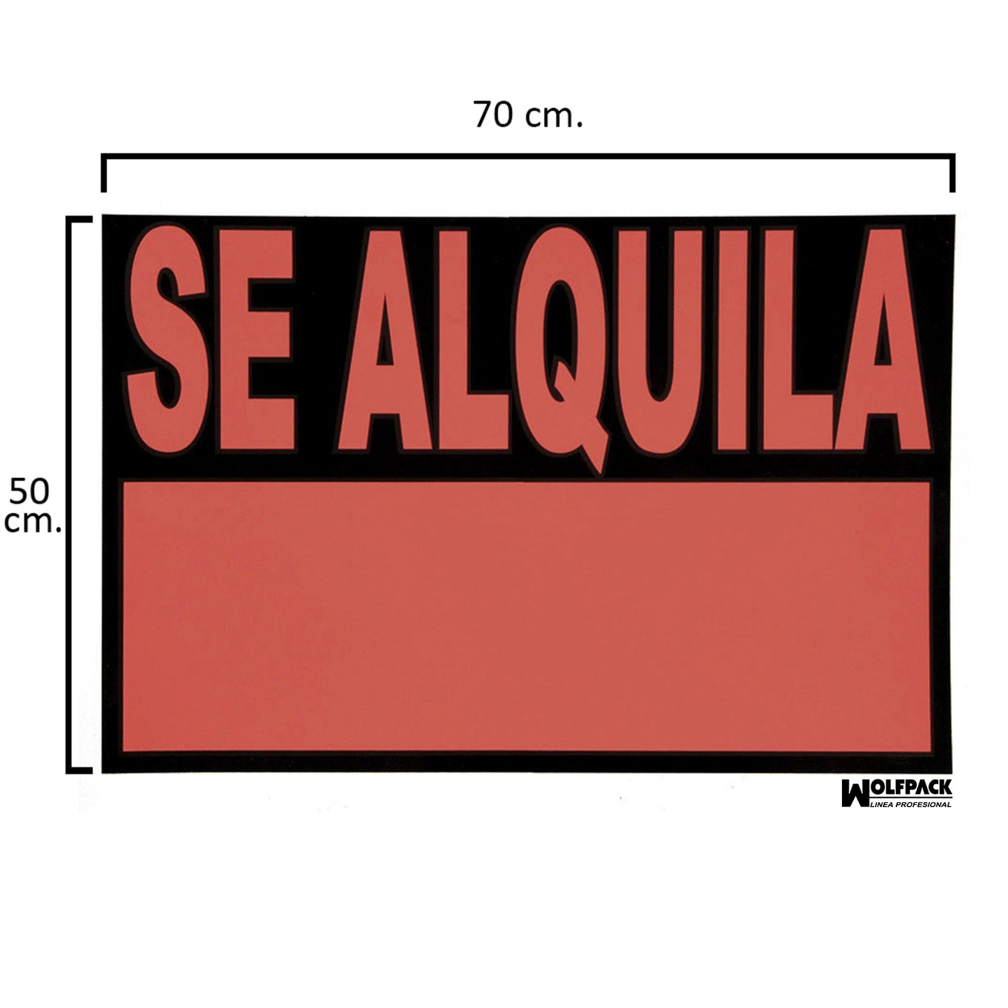 Poster Aluguel 70x50 cm.