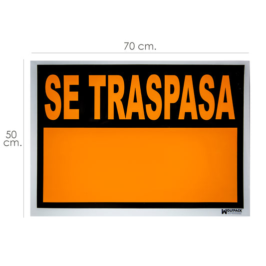 O pôster é transferido 70 x 50 cm.