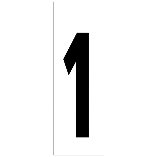 Adesivo Número 46x140 mm. nº 1