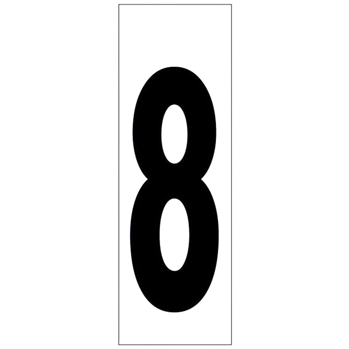 Numero Adhesivo 46x140 mm.   Nº 8
