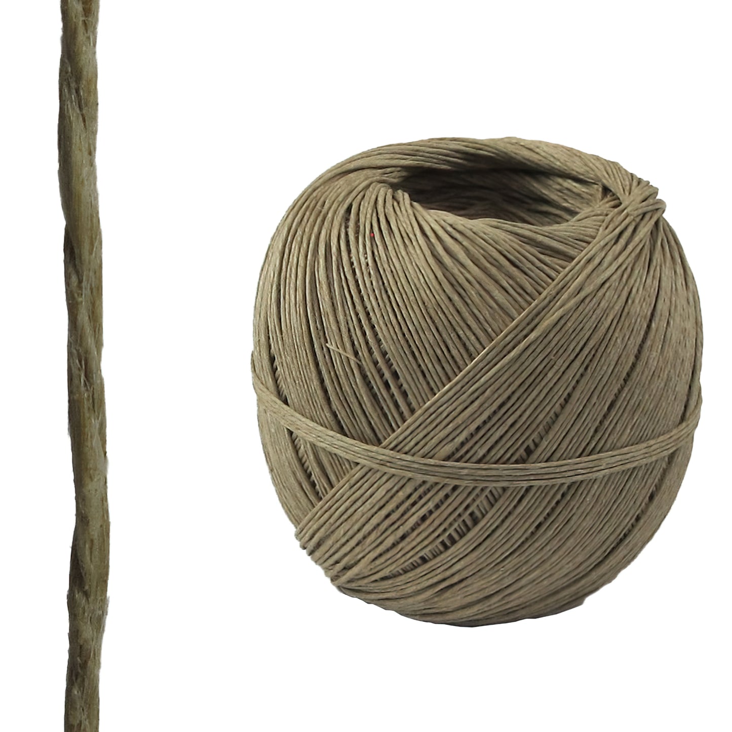 Linha de fio de cânhamo polido nº 10 (bobina de 50 gramas)