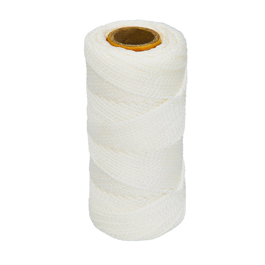 Corda trançada de polipropileno branco (bobina de 50 metros)