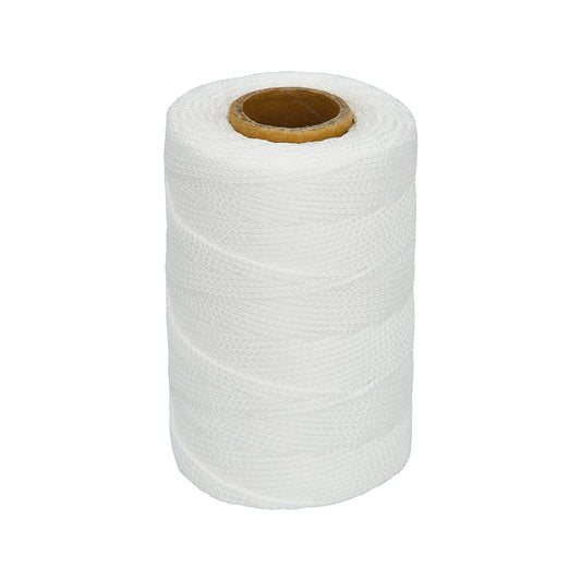 Corda Trançada de Polipropileno Branco (Bobina 100 Metros)