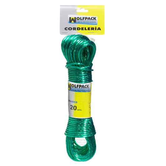 Cuerda Plastificada Cable Acero Ø 3,5 mm. (Madeja 10 m.)