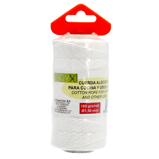 Corda Algodão Açougueiro 100 gr. Rolo Ø1,50 mm.